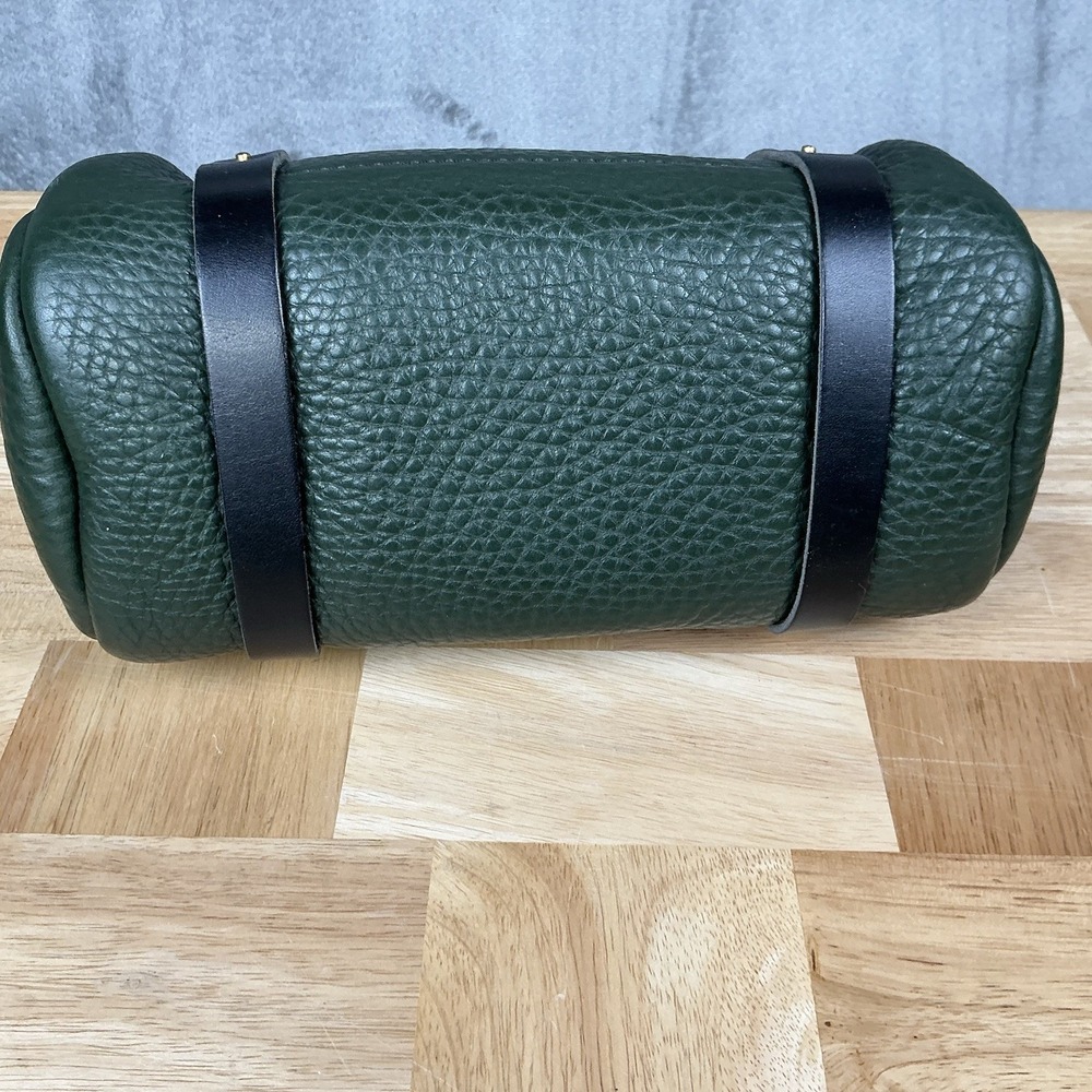 Go Forth Goods Mini Jane Crossbody Bag Forest Green & Black Strap/Trim Purse - Picture 6 of 15